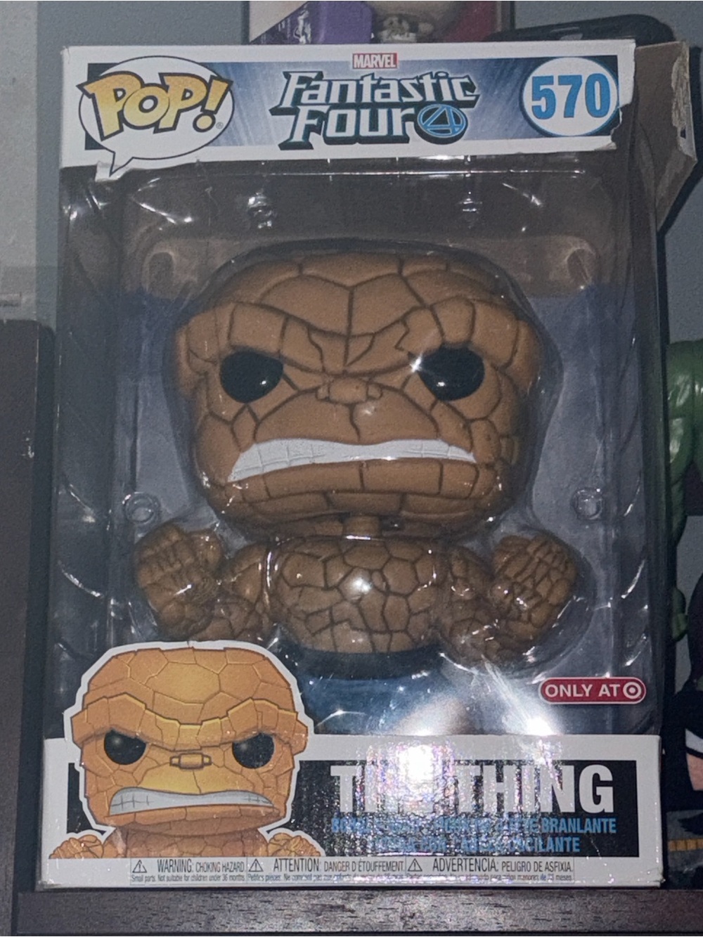 Funko Pop! Fantastic Four The Thing Vinyl Figure - Brown